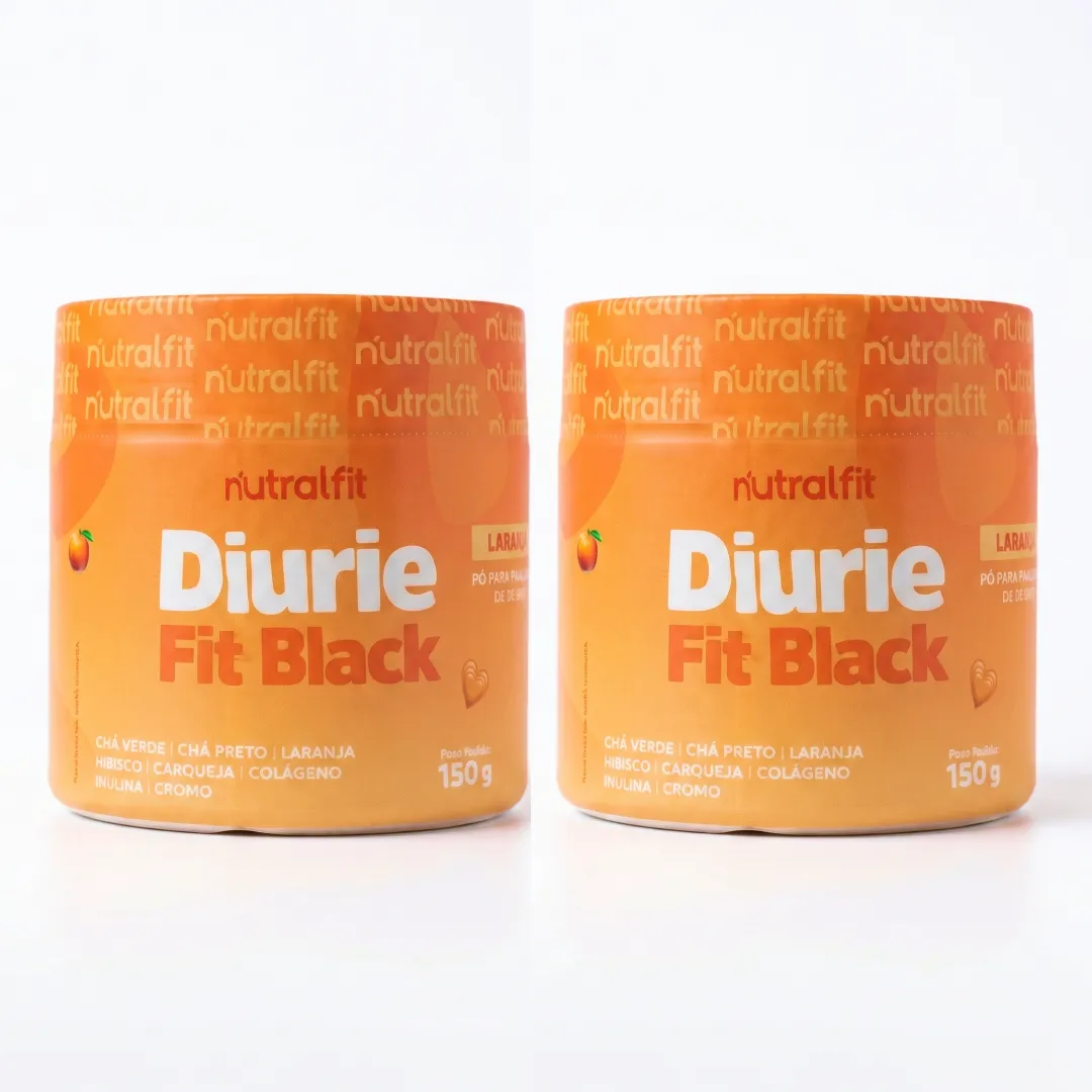 1 pote de Diurie Fit Black Laranja